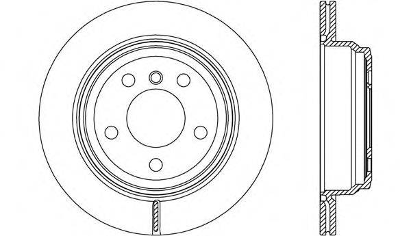 OPEN PARTS BDR262620 гальмівний диск