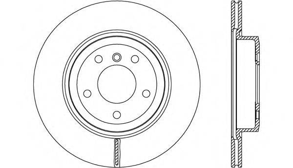 OPEN PARTS BDR268020 гальмівний диск