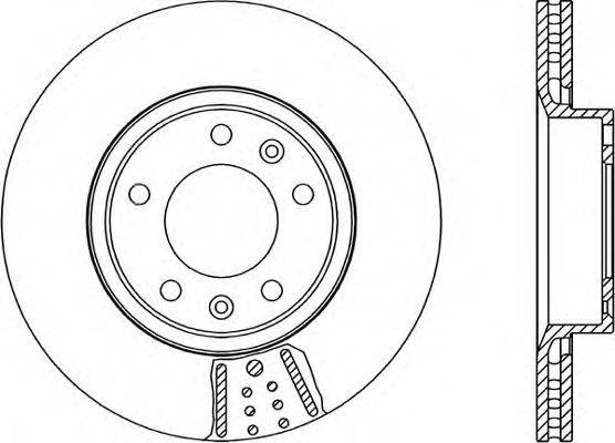 OPEN PARTS BDA110920 гальмівний диск