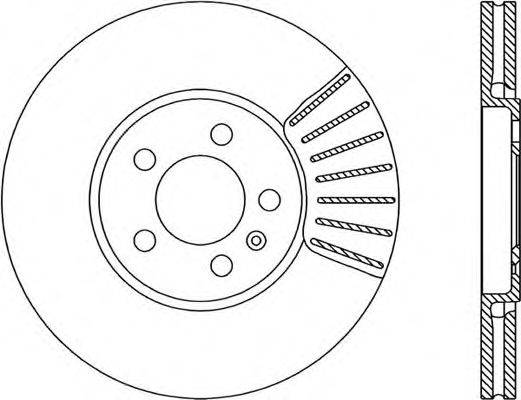 OPEN PARTS BDA159120 гальмівний диск