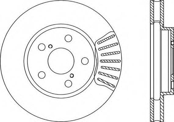 OPEN PARTS BDA172620 гальмівний диск