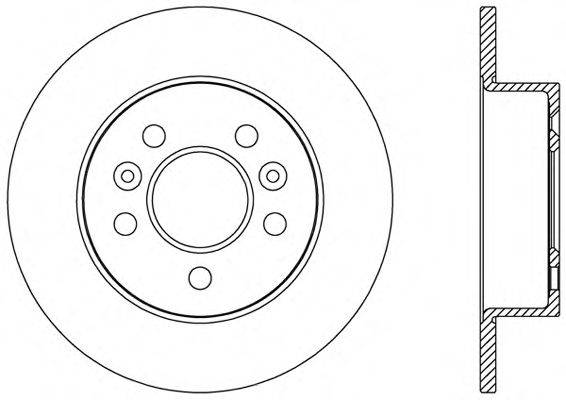 OPEN PARTS BDA250310 гальмівний диск