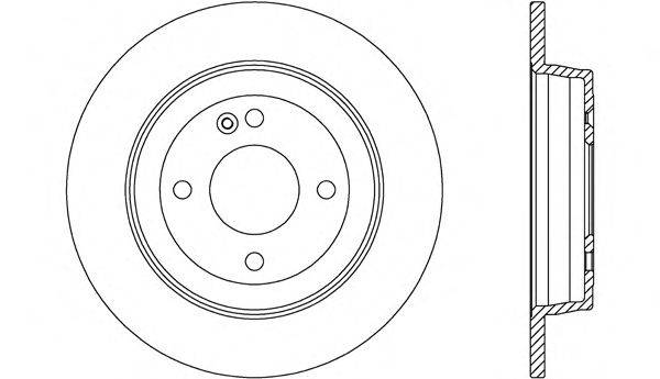 OPEN PARTS BDA264010 гальмівний диск