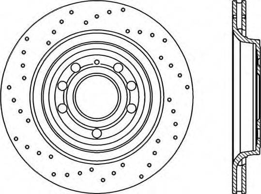 OPEN PARTS BDRS199225 гальмівний диск