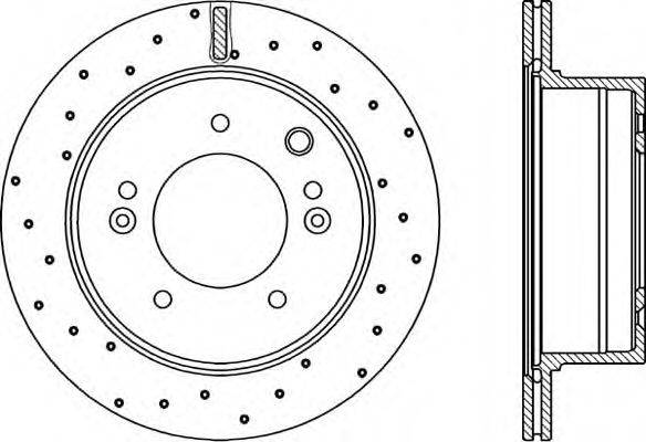 OPEN PARTS BDRS224125 гальмівний диск