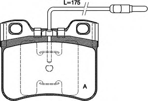 OPEN PARTS BPA024714 Комплект гальмівних колодок, дискове гальмо