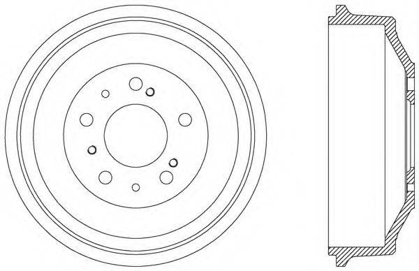 OPEN PARTS BAD900310 Гальмівний барабан