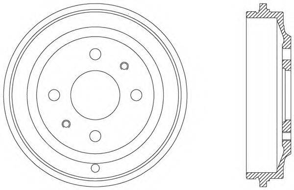 OPEN PARTS BAD903110 Гальмівний барабан