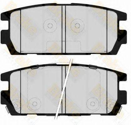 BRAKE ENGINEERING PA1659 Комплект гальмівних колодок, дискове гальмо