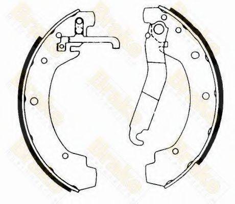 BRAKE ENGINEERING SH1193 Комплект гальмівних колодок