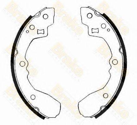 BRAKE ENGINEERING SH1205 Комплект гальмівних колодок