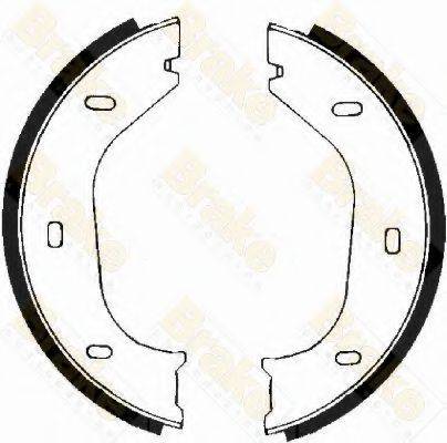 BRAKE ENGINEERING SH1217 Комплект гальмівних колодок, стоянкова гальмівна система