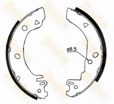 BRAKE ENGINEERING SH1280 Комплект гальмівних колодок