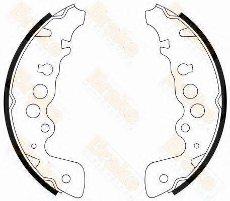 BRAKE ENGINEERING SH2542 Комплект гальмівних колодок