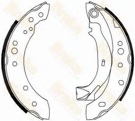 BRAKE ENGINEERING SH2577 Комплект гальмівних колодок