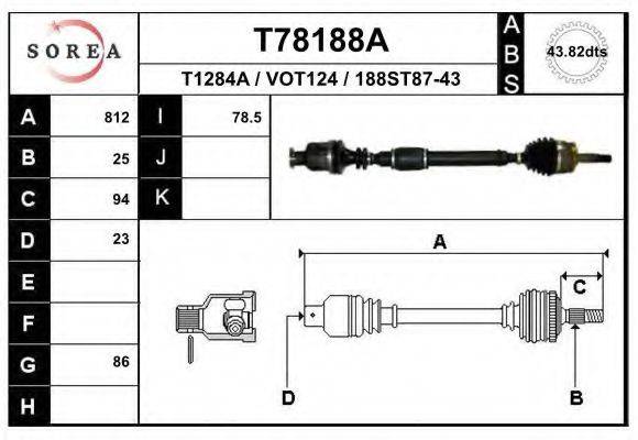 EAI T78188A Приводний вал