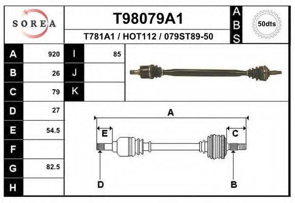 EAI T98079A1 Приводний вал