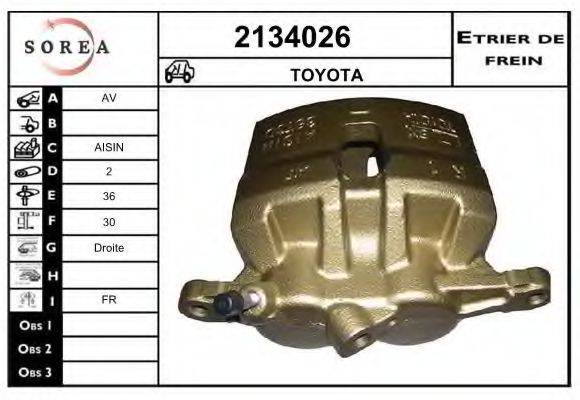 EAI 2134026 Гальмівний супорт