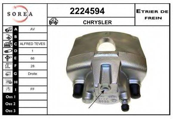 EAI 2224594 Гальмівний супорт