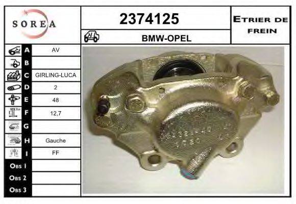 EAI 2374125 Гальмівний супорт