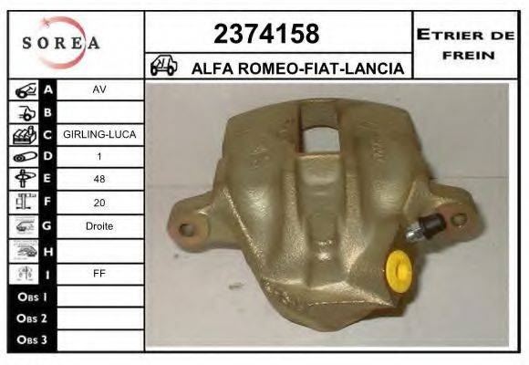 EAI 2374158 Гальмівний супорт