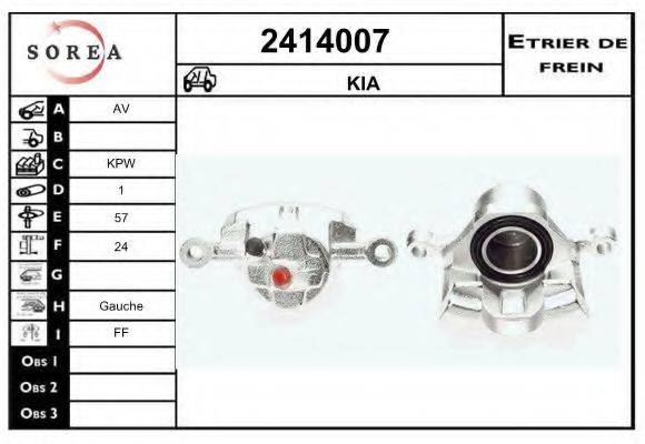 EAI 2414007 Гальмівний супорт