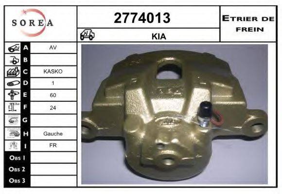 EAI 2774013 Гальмівний супорт