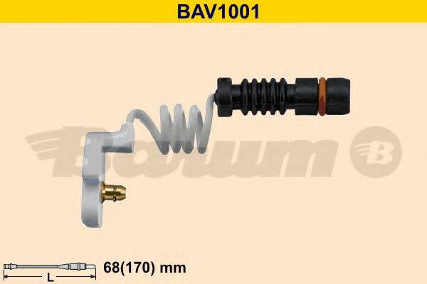 BARUM BAV1001 Сигналізатор, знос гальмівних колодок