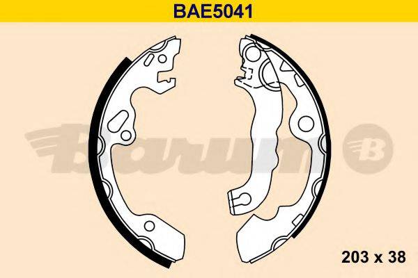 BARUM BAE5041 Комплект гальмівних колодок