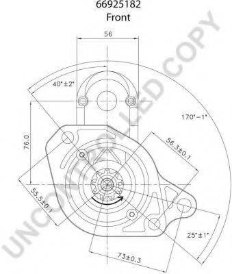 PRESTOLITE ELECTRIC 66925182 Стартер