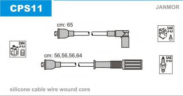 JANMOR CPS11 Комплект дротів запалювання