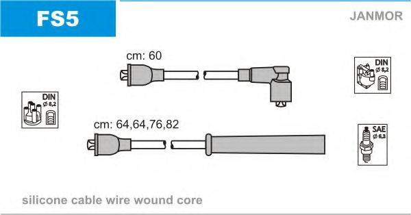 JANMOR FS5 Комплект дротів запалювання
