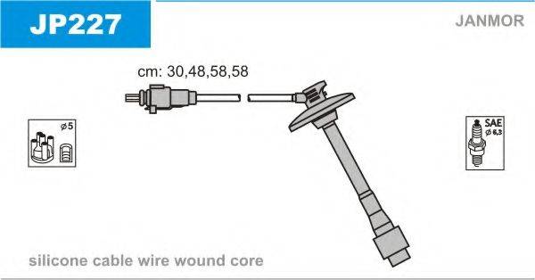 JANMOR JP227 Комплект дротів запалювання