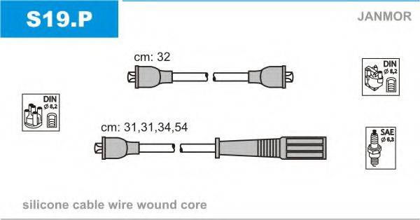JANMOR S19P Комплект дротів запалювання