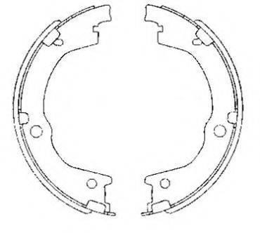RAICAM 2035 Комплект гальмівних колодок