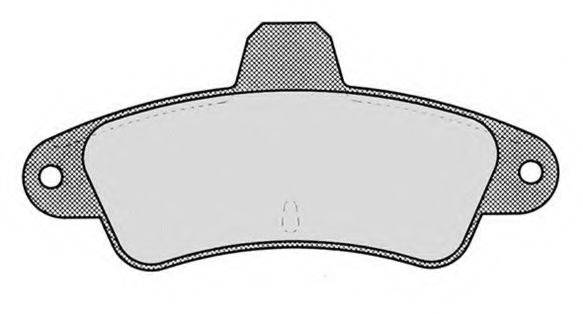 RAICAM RA04500 Комплект гальмівних колодок, дискове гальмо