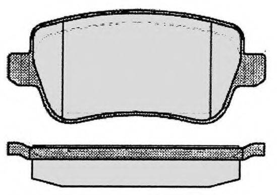 RAICAM RA09040 Комплект гальмівних колодок, дискове гальмо