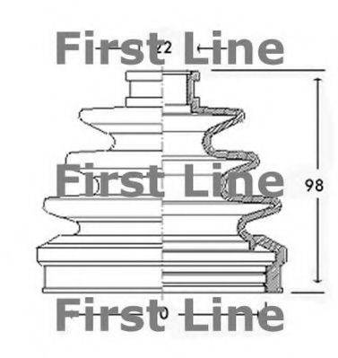 FIRST LINE FCB2276 Пильовик, приводний вал