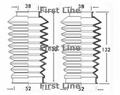 FIRST LINE FSG3189 Пильовик, рульове управління