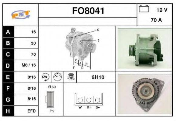 SNRA FO8041 Генератор