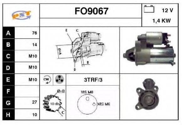 SNRA FO9067 Стартер