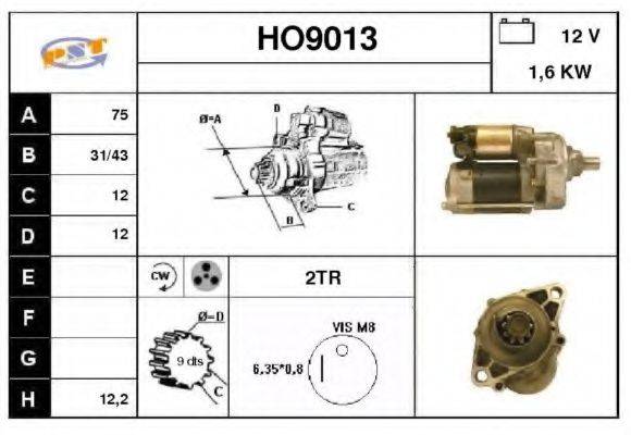 SNRA HO9013 Стартер