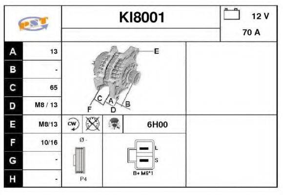 SNRA KI8001 Генератор