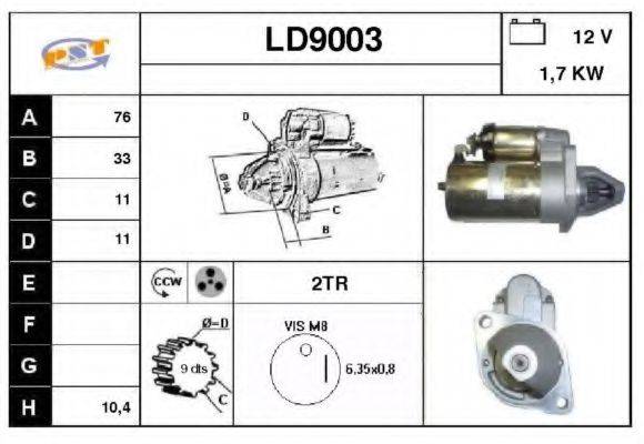 SNRA LD9003 Стартер