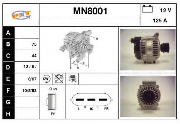 SNRA MN8001 Генератор