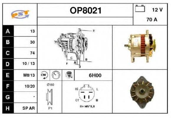 SNRA OP8021 Генератор