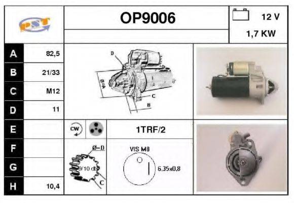 SNRA OP9006 Стартер