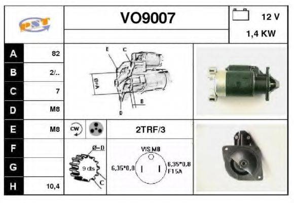 SNRA VO9007 Стартер