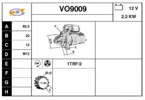 SNRA VO9009 Стартер