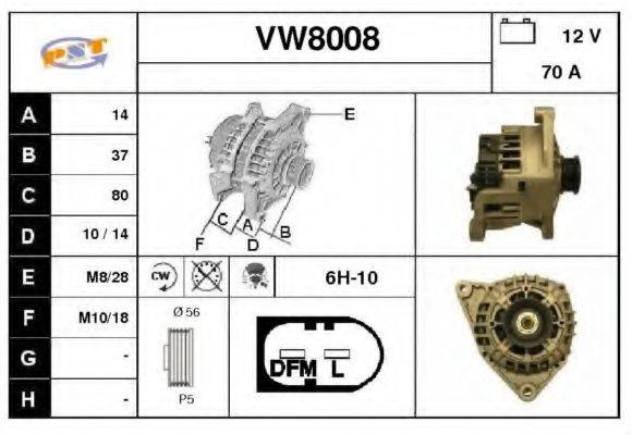 SNRA VW8008 Генератор